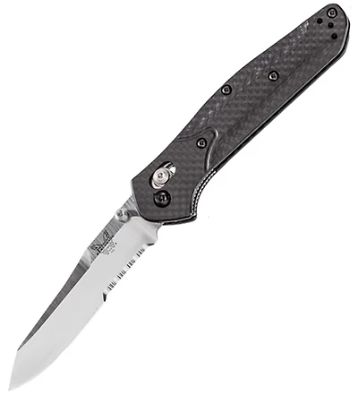 Benchmade 940 Osborne Folding Knife AXIS Lock Black Carbon Fiber [3.40" Stonewash S30V] 940S-1