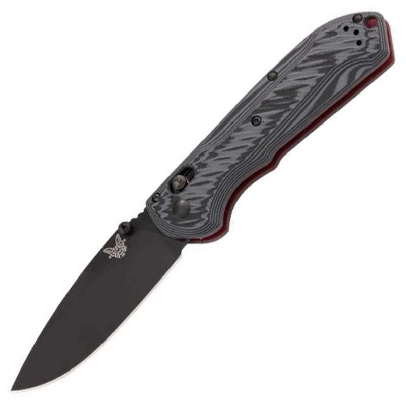 Benchmade Freek Folding Knife AXIS Lock Black G-10 [3.60" Black M4] 560BK-1