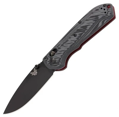 Benchmade Freek Folding Knife AXIS Lock Black G-10 [3.60" Black M4] 560BK-1