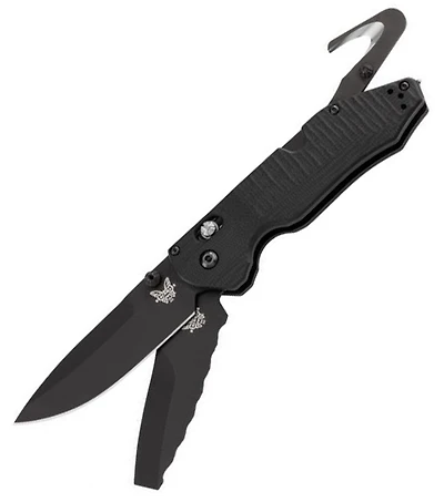 Benchmade Outlast Folding Knife Option Lock Black G-10 [3.59" Black S30V] 365BK