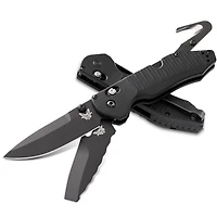 Benchmade Outlast Folding Knife Option Lock Black G-10 [3.59" Black S30V] 365BK