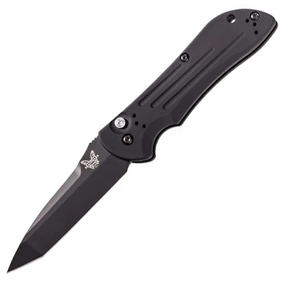 Benchmade Auto Skryker Automatic Plunge Lock Black Aluminum [3.60" Black 154CM] 9101BK