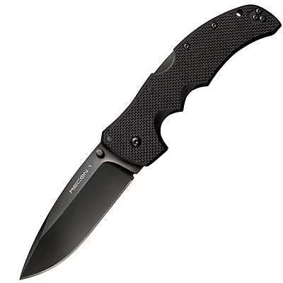 Cold Steel Recon 1 Manual Knife Lockback Black G-10 [4.0" Black Plain S35VN] Spear Point CS27BS