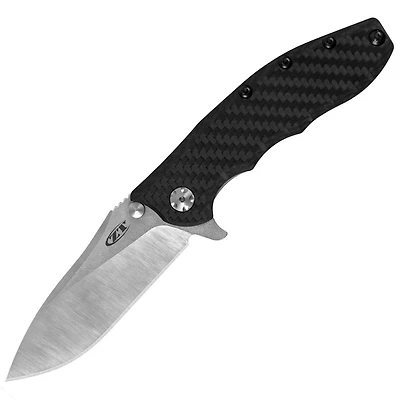 Zero Tolerance 0562 Manual Knife Frame Lock Black Carbon Fiber [3.50" Plain S20V] Drop Point ZT562CF
