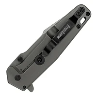 Kershaw Ferrite Spring Assisted Knife Gray Stainless Steel [3.25" Gray 8Cr13MoV] Spear Point 1557TI