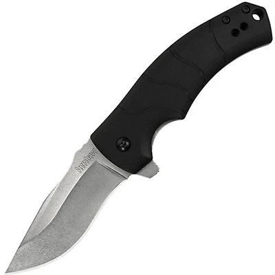 Kershaw Valmara Spring Assisted Knife Black GFN [3.1" Stonewash 8Cr13MoV ] Clip Point 3480