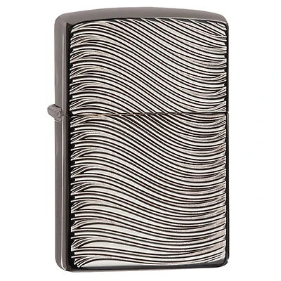 Armor - Deep Carve Waves Zippo (Both Side)