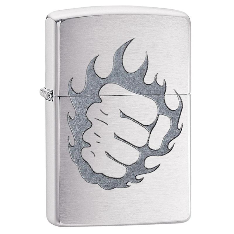 Fist Punch Flame Zippo