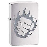 Fist Punch Flame Zippo