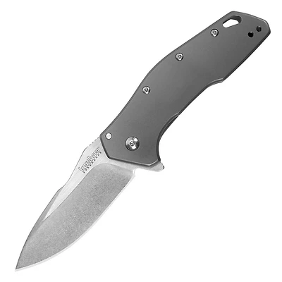 Kershaw Eris Spring Assisted Knife Black Stainless Steel [3.00" Stonewash 8Cr13MoV] 1881