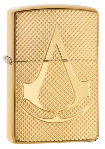 Assassin's Creed Deep Carved Gold Zippo