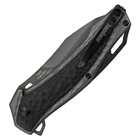 Kershaw Vedder Spring Assisted Knife Black/Gray G-10 [3.25" Gray 8Cr13MoV] Wharncliffe 2460