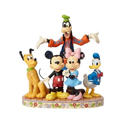 Disney Mickey Mouse Fab Five Statue Jim Shore