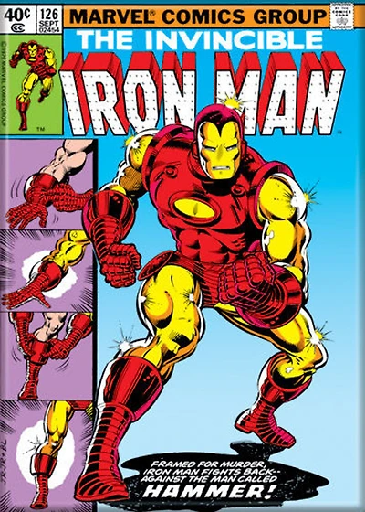 Magnet - Iron Man 126 Comic Cover