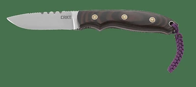 CRKT Hunt'n Fisch Fixed Blade Knife Black G-10 [3.00" Satin 8Cr13MoV] Drop Point 2861