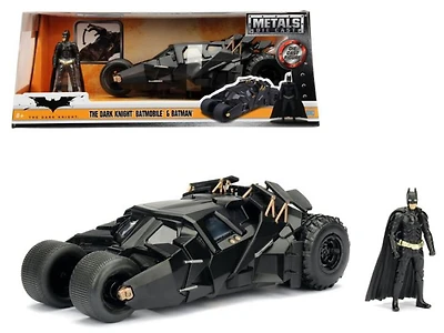 Model Car - 1:24 DC - The Dark Knight Batmobile & Batman