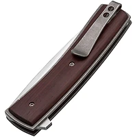 Boker Plus FR Manual Knife Wood Cocobolo [2.875" Plain Satin] Drop Point 01BO744