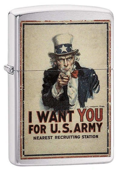 I Want You For US Army Zippo