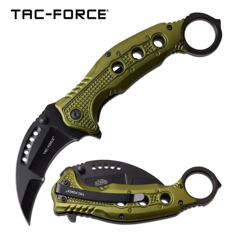 Tac-Force GN Karambit w/ Glass Breaker AO Pocket Knife