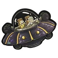 Car Magnet - Spaceship Rick and Morty