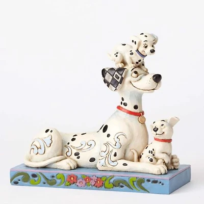 Disney 101 Dalmatians Pongo, Penny and Rolly Statue