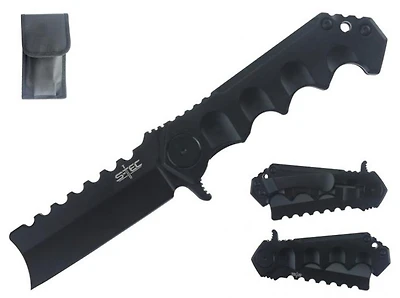 S-tec Razor Blade BK Pocket Knife 8.5"