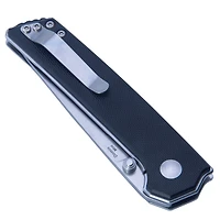 Kizer Vanguard Series Mini Domin Manual Knife Liner Lock Black G-10 [2.875" Stonewash Bohler N690] Drop Point V3516N1