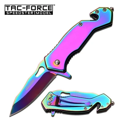 Rainbow Rescue Drop Point AO Pocket Knife (Medium)