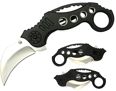 Karambit Spring Assisted Knife Black/SL