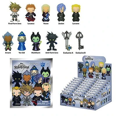 Kingdom Hearts (Series 2) 3D Foam Bag Clip [1 Random Bag]