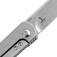 Kizer Feist Manual Knife Frame Lock Gray Titanium [2.875" Stonewash S35VN] Drop Point Ki3499
