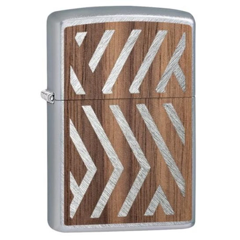 Woodchuck USA Herringbone Walnut Zippo