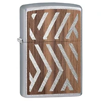 Woodchuck USA Herringbone Walnut Zippo