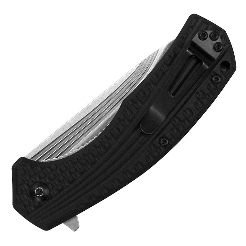 Kershaw Portal Spring Assisted Knife Black GFN [3.375" Stonewash 4Cr14] 8600