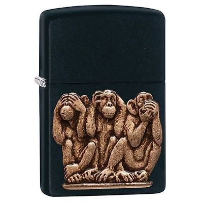 See-Hear-Speak No Evil Zippo