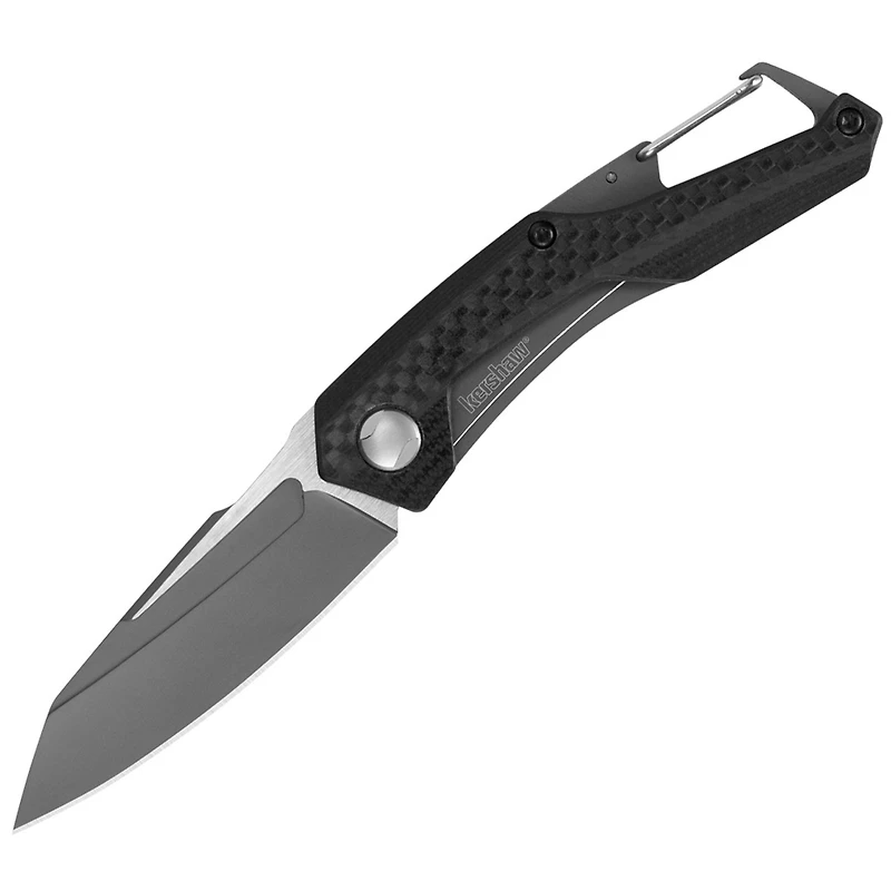Kershaw Reverb Folding Knife Black Carbon Fiber/G-10 [2.625" Gray 8Cr13MoV] 1220