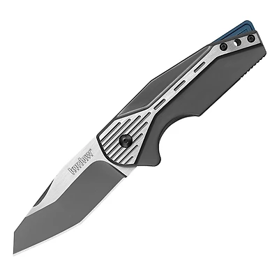 Kershaw Malt Spring Assisted Knife Gray Stainless Steel [3.00" Gray 8Cr13MoV] Tanto 5520