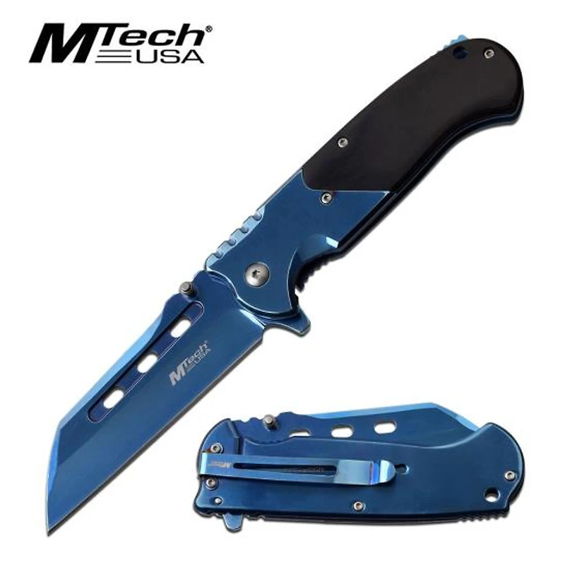 Mtech BL Pakkawood Razor AO Pocket Knife