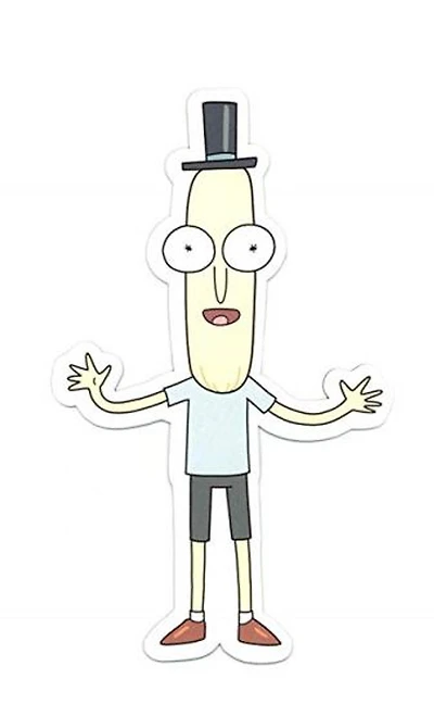 Car Magnet - Mr Poopy Rick and Morty
