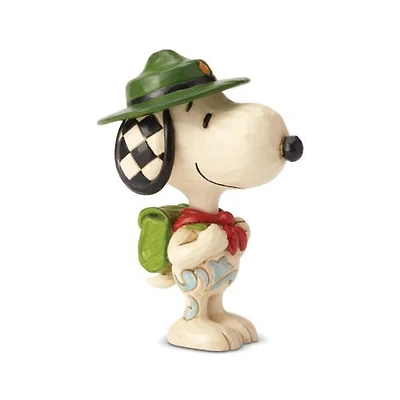 Iconix Peanuts Snoopy Boy Scout Mini Statue Jim Shore