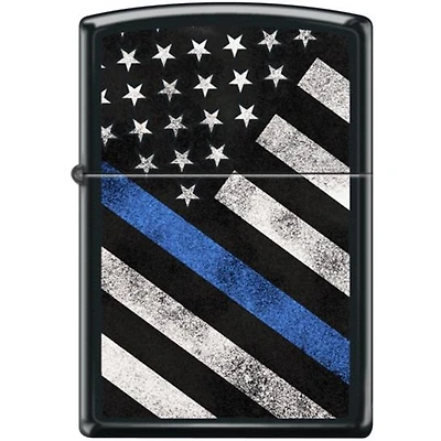 Flag w/ Thin Blue Line 07206 Zippo