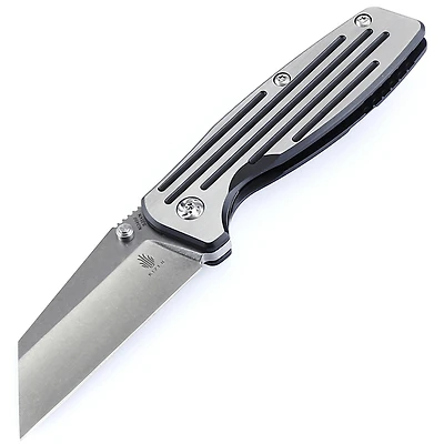 Kizer Rogue Manual Knife Frame Lock Gray Titanium [3.00" Stonewash S35VN] Wharncliffe Ki3480
