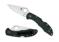 Spyderco Delica 4 Folding Knife Lockback Green FRN [2.875" Satin ZDP-189] C11PGRE