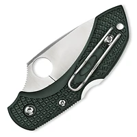 Spyderco Dragonfly 2 Folding Knife Lockback Green FRN [2.25" Satin ZDP-189] C28PGRE2