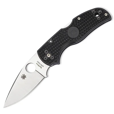 Spyderco Native 5 Folding Knife Lockback Black FRN [3.00" Satin S30V] C41PBK5