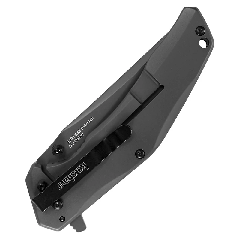 Kershaw Duojet Spring Assisted Knife Gray Carbon Fiber/Stainless Steel [3.25" Gray 8Cr13MoV] 8300