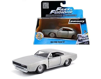 Model Car - 1:32 F&F Dodge 1968 Charger R/T bare Metal Sil
