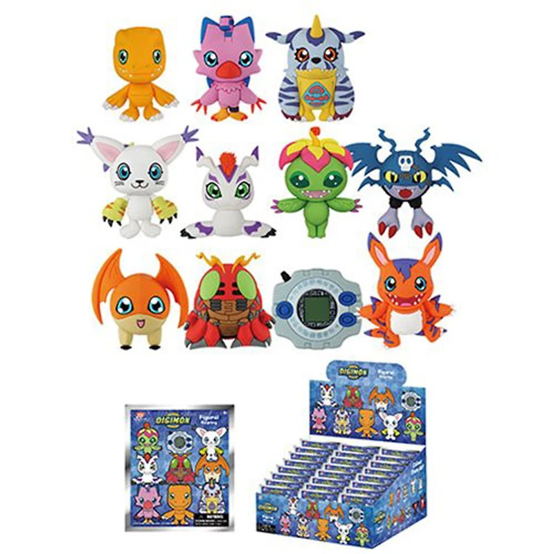 Digimon 3D Foam Bag Clip [1 Random Bag]