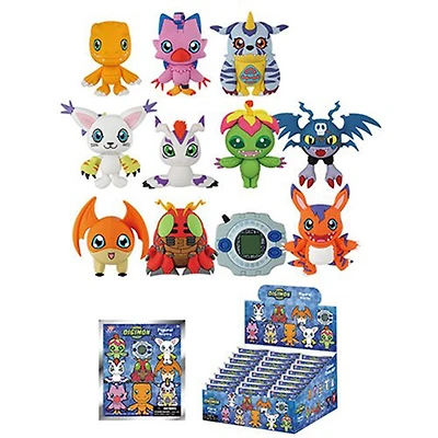 Digimon 3D Foam Bag Clip [1 Random Bag]