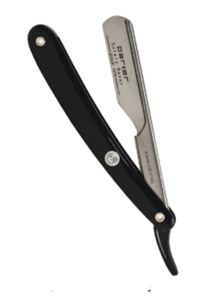 Parker - Push Type (BLACK) Barber/ Straight Safty Razor